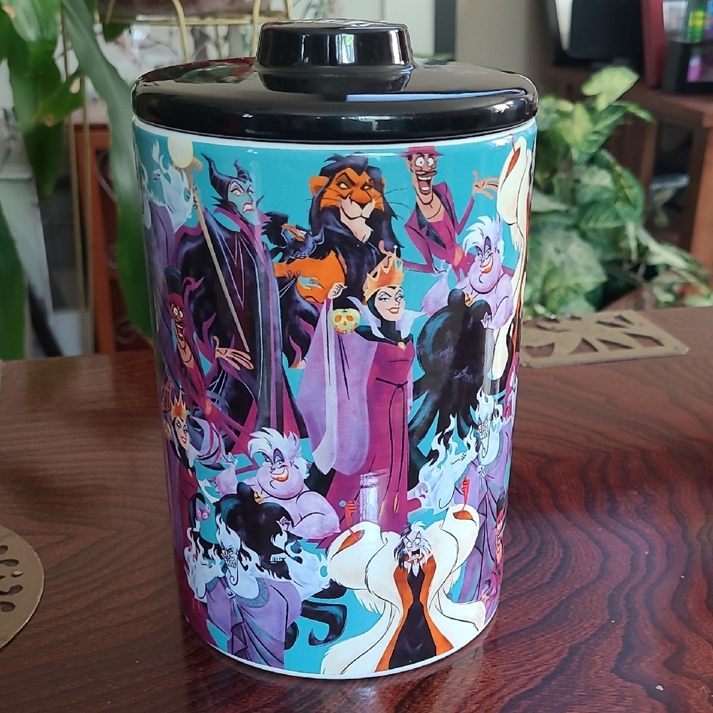 Disney Villains Ceramic Canister